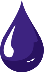 image of purple ink drop